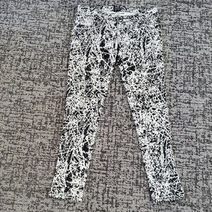 Tripp NYC Black and White Patterned Skinny Jeans